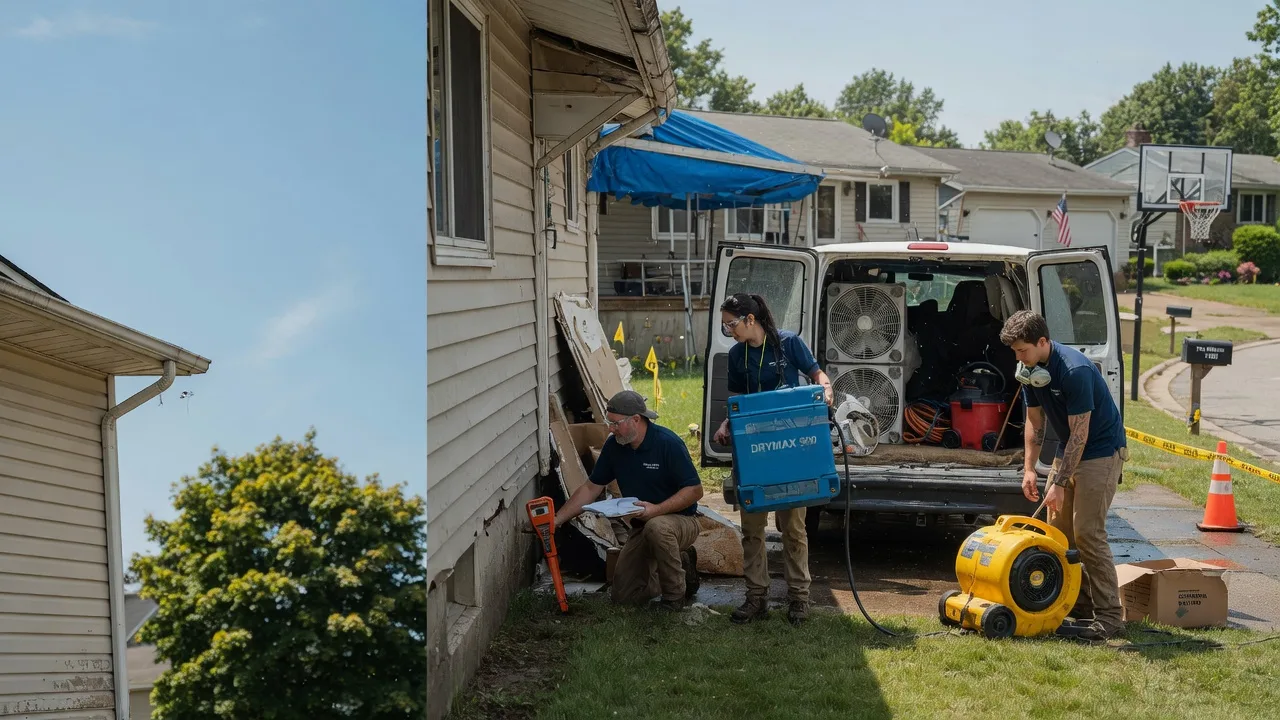 Ceiling Leak Cleanup in Cedarville, MI near me