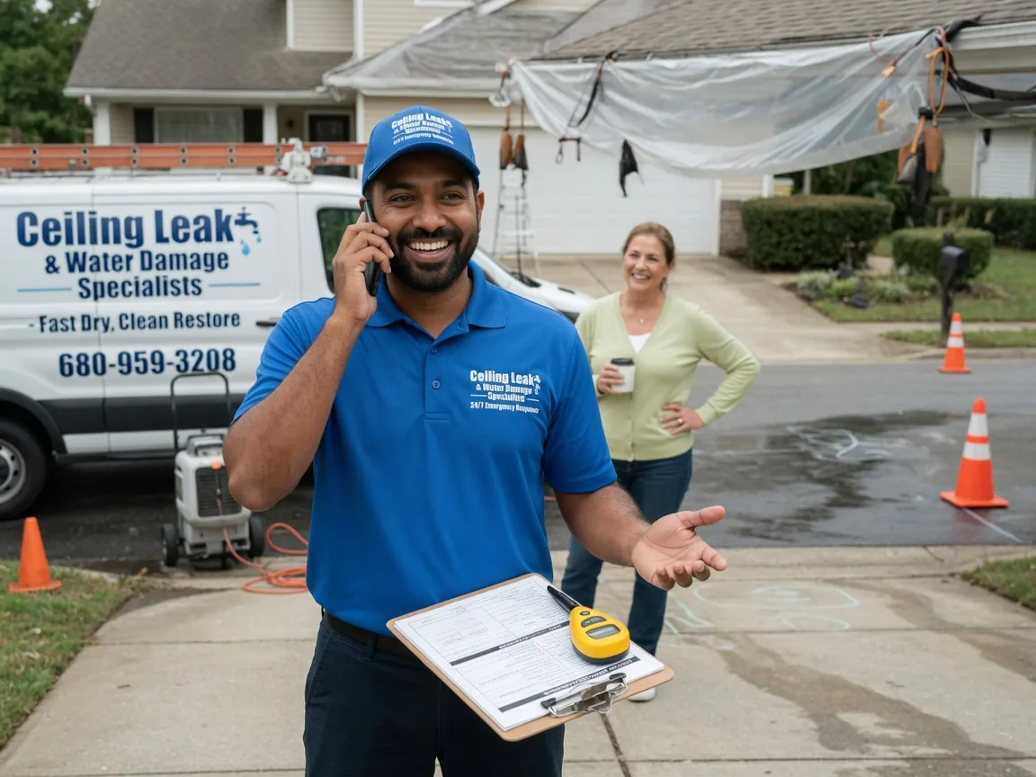 Ceiling Leak Cleanup Cedarville, MI FAQs